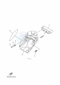 YFZ450R (BKDA) drawing TAILLIGHT