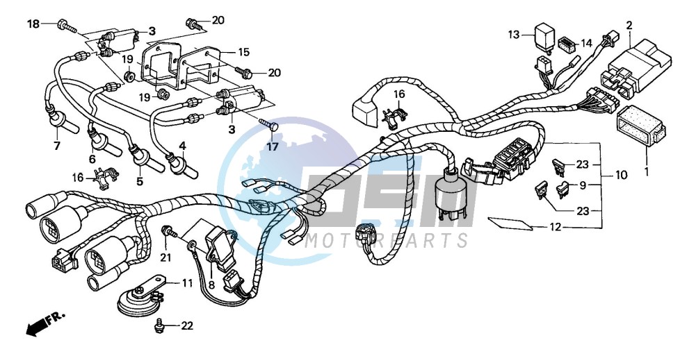 WIRE HARNESS (CB600F22)