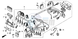 TRX500FA FOURTRAX FOREMAN drawing WIRE HARNESS (TRX500FA5/6/7/8)