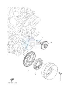 MT09A MT-09 ABS 900 (2DR7 2DR8) drawing STARTER