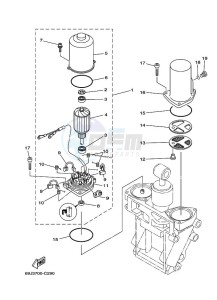 F225FETX drawing TILT-SYSTEM-2