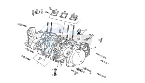 SENDA HYP DRD EVO LIMITED EDITION - 50 CC EU2 drawing CRANKCASE - COVER