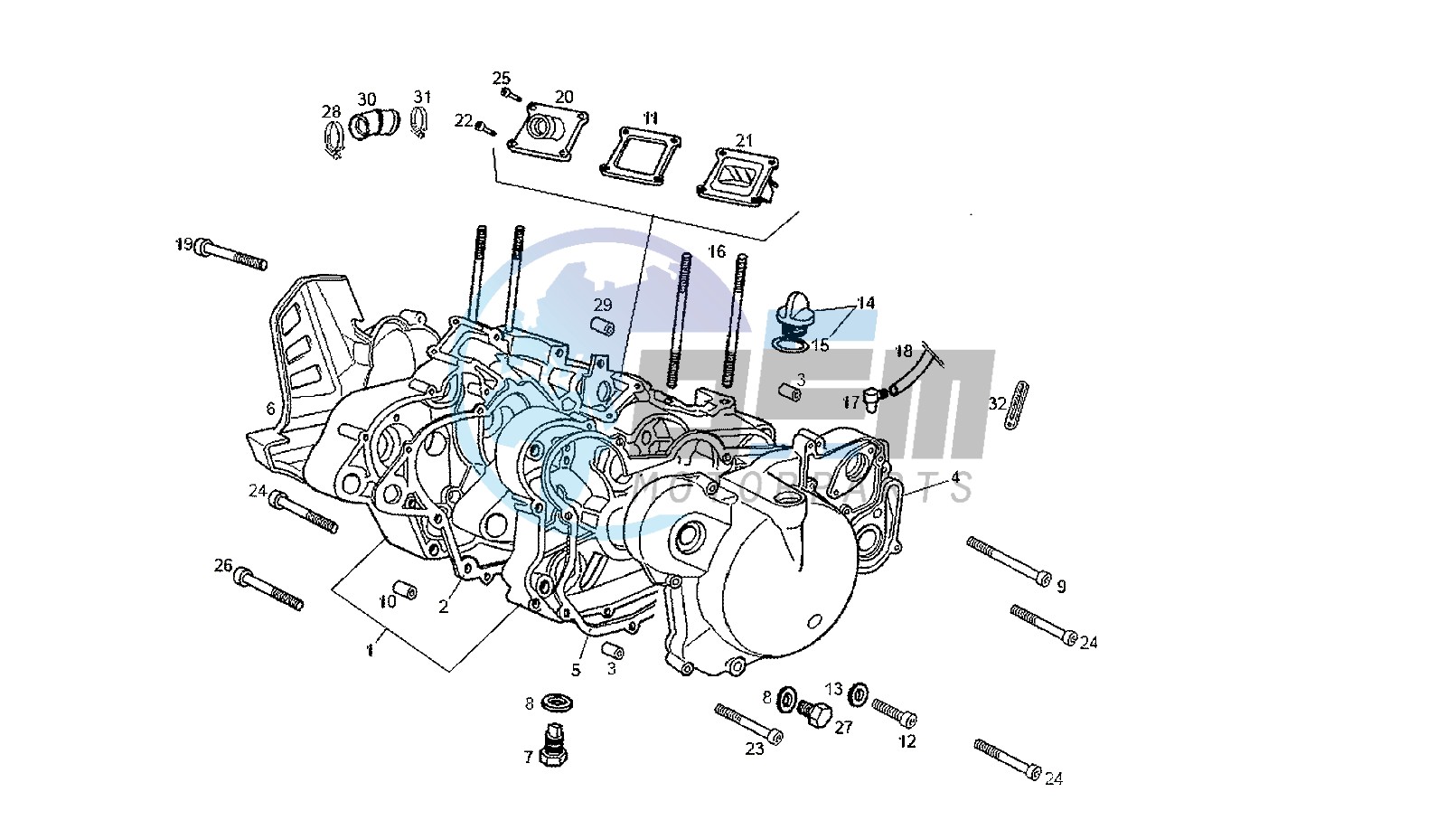 CRANKCASE - COVER