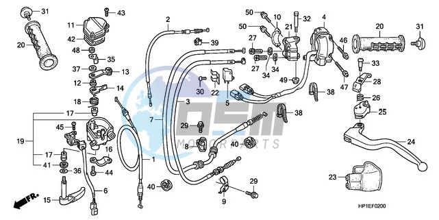 HANDLE LEVER/SWITCH/CABLE