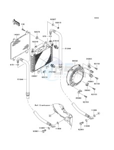 KVF 360 A [PRAIRIE 360 4X4] (A6F-A9F) A8F drawing OIL COOLER