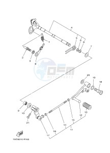 YZF-R25A 249 (BS82) drawing SHIFT SHAFT