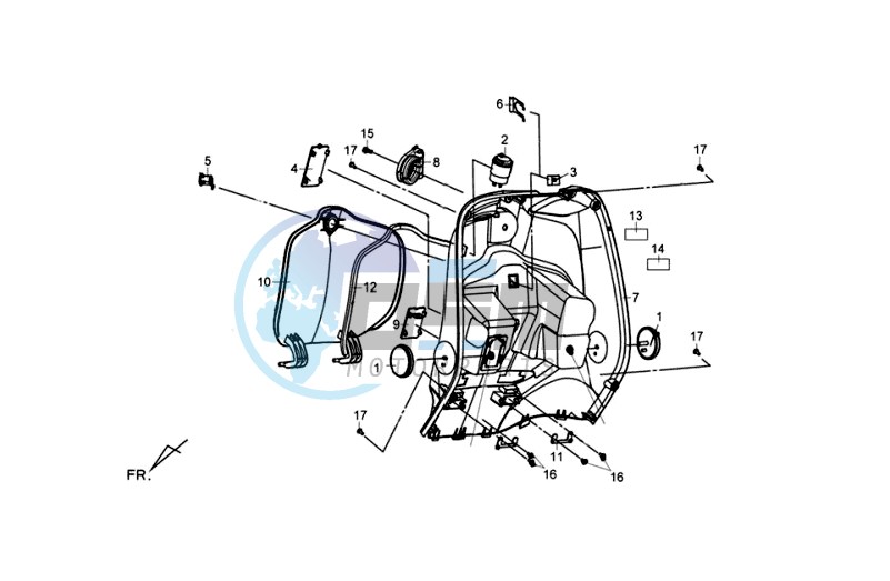 COWLING INNER FR PLATE