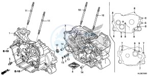 SXS700M2H Europe Direct - (ED) drawing CRANKCASE