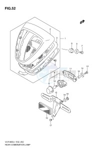 VLR1800 (E2) drawing REAR COMBINATION LAMP (VLR1800UFL1 E19)