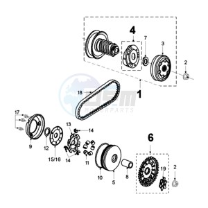 FIGHT FR drawing CLUTCH 6 HOLES