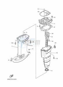 40VMHOS drawing UPPER-CASING