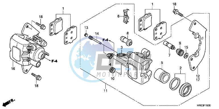 FRONT BRAKE CALIPER