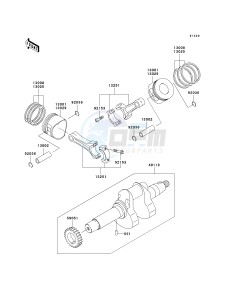 KAF 620 M [MULE 4010 4X4] (M9F) MAF drawing CRANKSHAFT_PISTON-- S- -