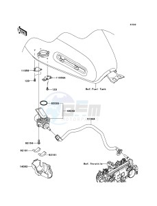 W800 EJ800ACF GB XX (EU ME A(FRICA) drawing Fuel Pump