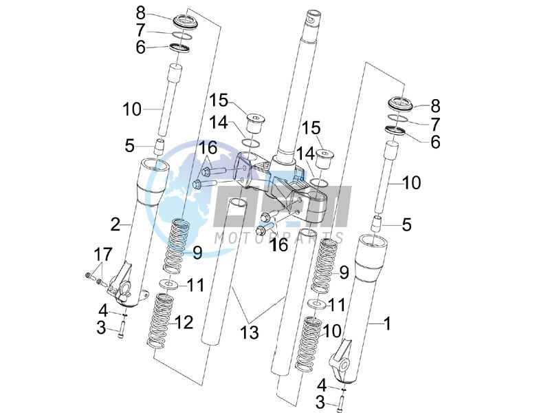 Fork components (Kayaba)