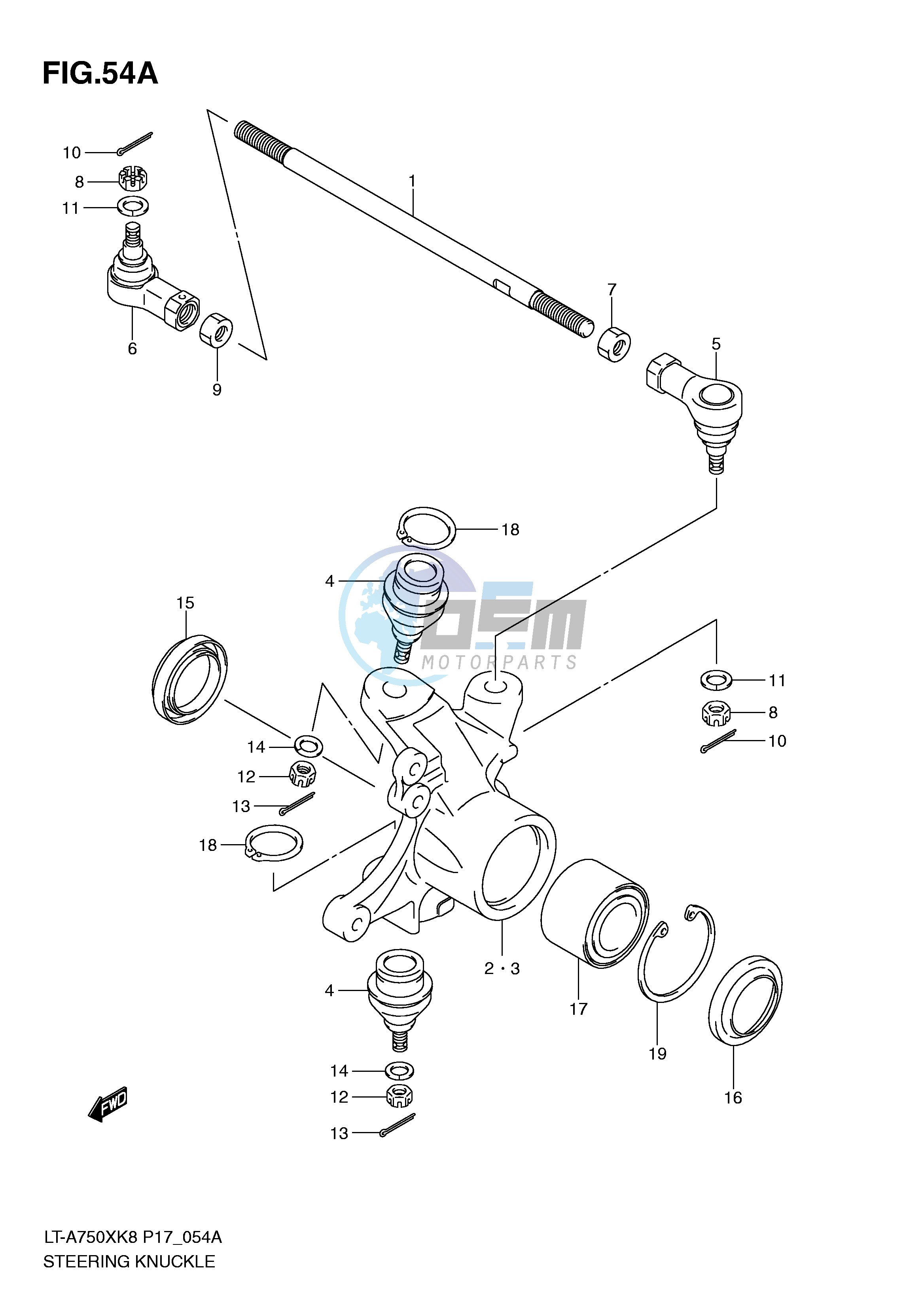 STEERING KNUCKLE (LT-A750XL0)