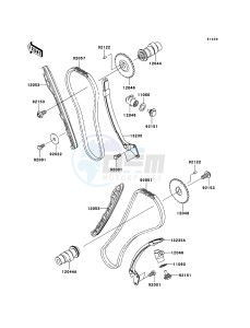 VN900_CUSTOM VN900CBF GB XX (EU ME A(FRICA) drawing Camshaft(s)/Tensioner