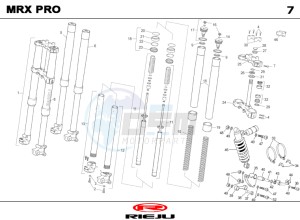 MRX-50-PRO-ORANGE drawing SUSPENSION