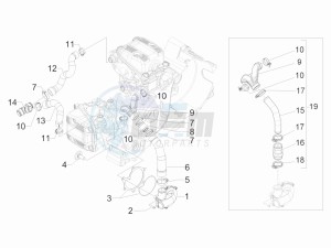 GP 800 drawing Cooler pump