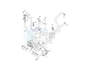 YP R X-MAX 125 drawing COOLING SYSTEM