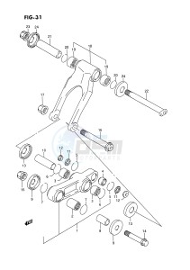 RM250 (E3) drawing CUSHION LEVER