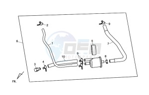 MAXSYM 400 EFI ABS drawing CHAMBER