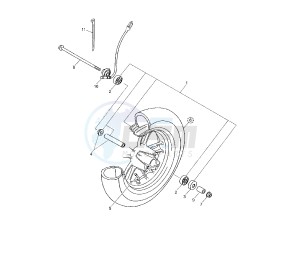 YN F NEO'S 4 50 drawing FRONT WHEEL