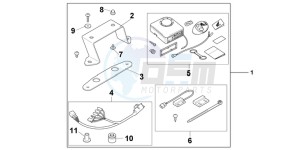 CB600FAB drawing AVERTO ALARM KIT