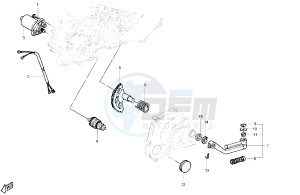 NRG EXTREME 50 drawing Starting Motor - Starting lever