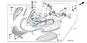 SH300AR9 Europe Direct - (ED / ABS SPC) drawing REAR COMBINATION LIGHT