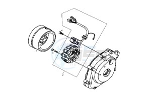 SENDA R EURO 2 - 125 drawing FLYWHEEL MAGNETO