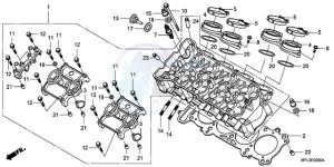 CBR1000RR9 Korea - (KO / SPC) drawing CYLINDER HEAD