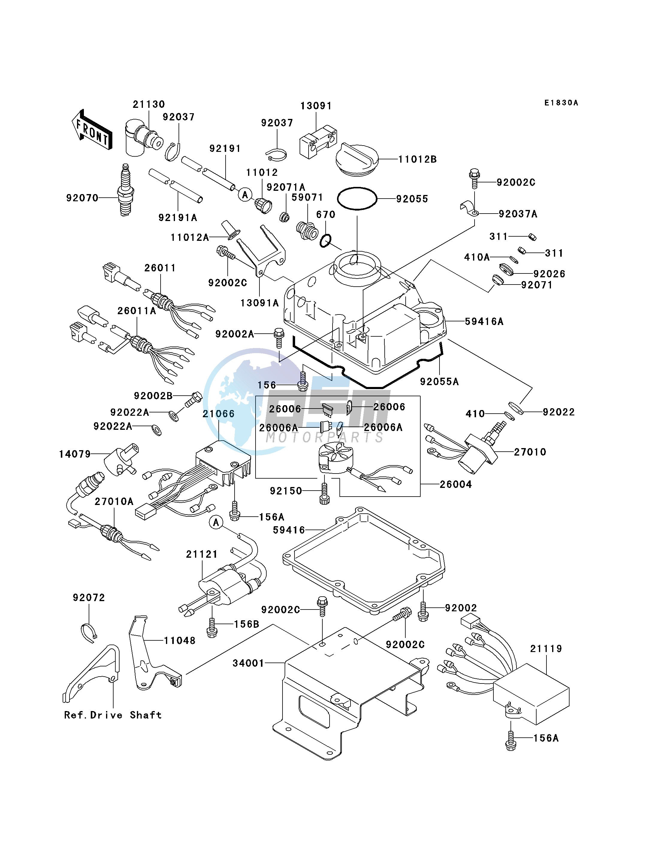 IGNITION SYSTEM -- JT750-B2_B3- -