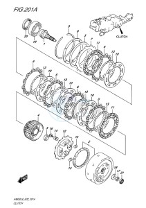 AN650Z ABS BURGMAN EXECUTIVE EU-UK drawing CLUTCH