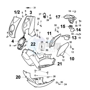 LUDIX 14 L ELEGANCE drawing COWLING