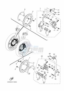 GPD125-A NMAX 125 (BV3C) drawing REAR BRAKE CALIPER