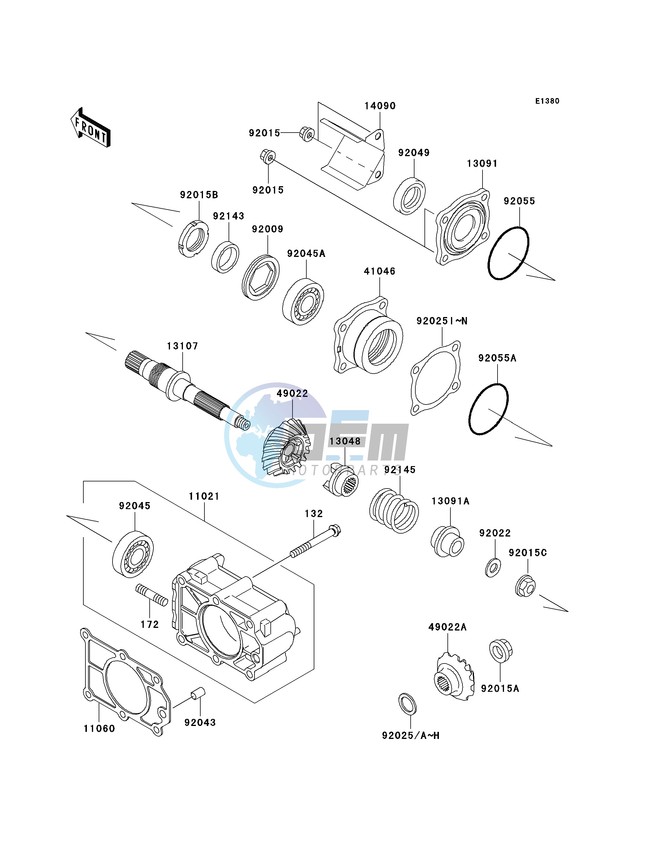 BEVEL GEAR CASE