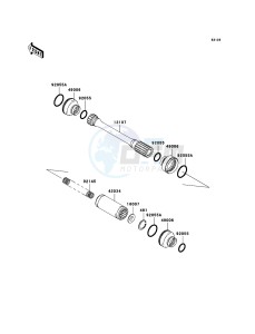 KVF360 4x4 KVF360A8F EU GB drawing Drive Shaft-Propeller