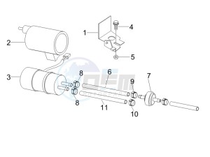 Liberty 125 4t e3 drawing Supply system