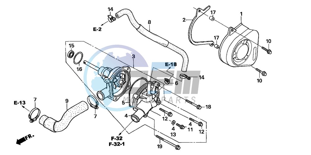 WATER PUMP (CBF600S6/SA6/N6/NA6)