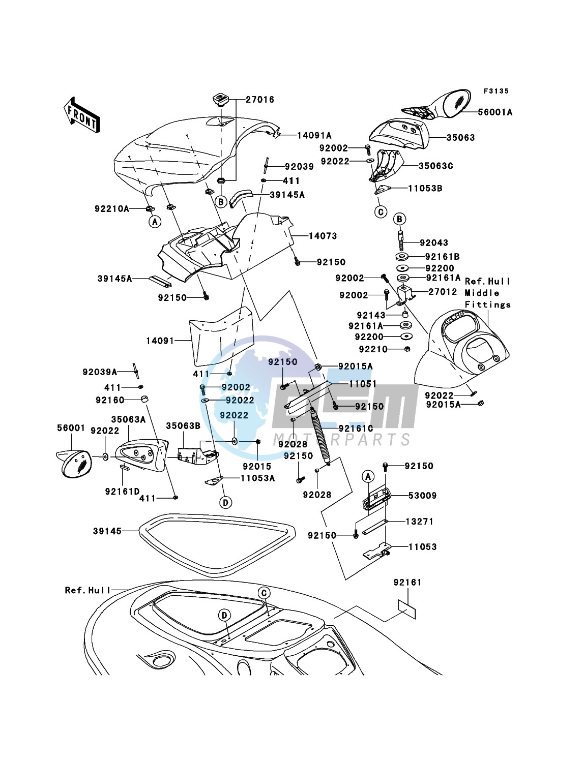 Hull Front Fittings