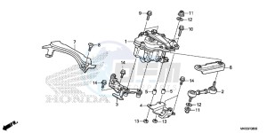 CBR1000SG CBR1000 - Fireblade SP Europe Direct - (ED) drawing STEERING DAMPER