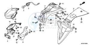 NC700XD NC700X 2ED drawing TAILLIGHT