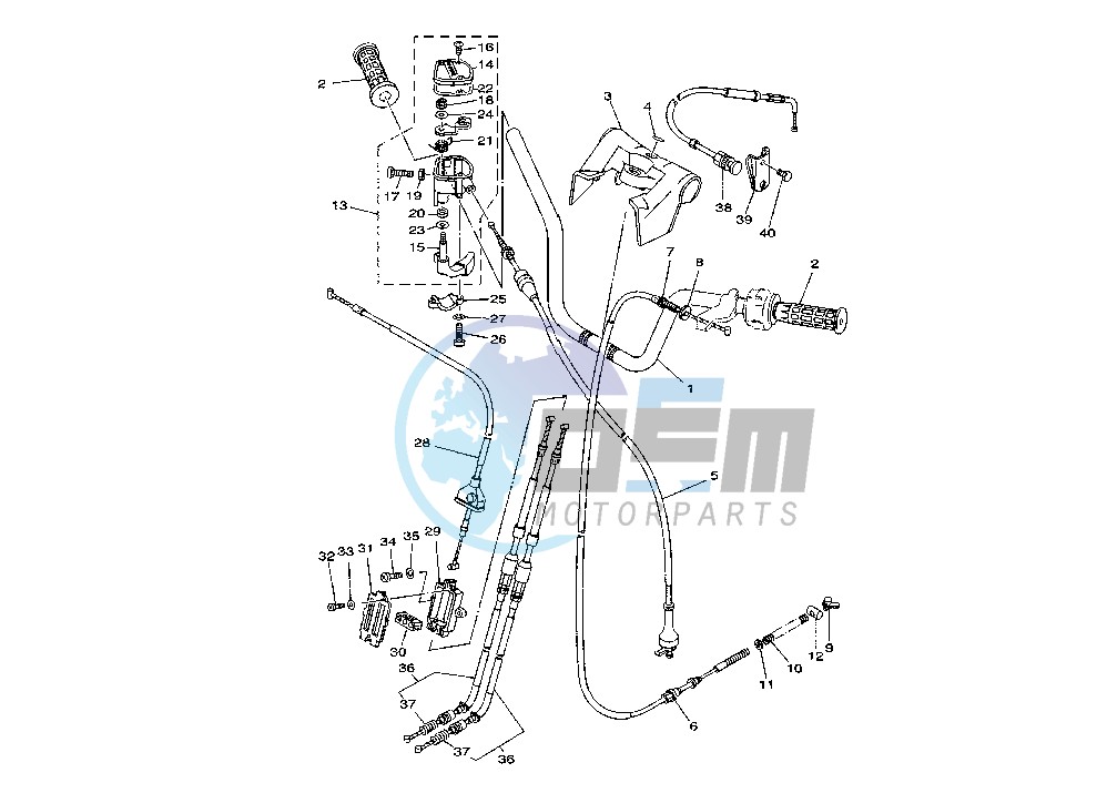 STEERING HANDLE -CABLE