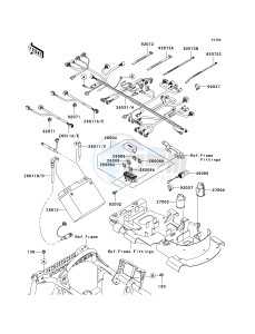 KVF 650 G [BRUTE FORCE 650 4X4I HARDWOODS GREEN HD] (G6F-G9F) G8F drawing CHASSIS ELECTRICAL EQUIPMENT