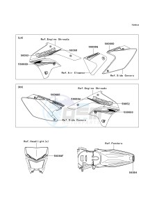 KLX 450 A [KLX450R] (A8F-A9F) A9F drawing DECALS-- A9F- -