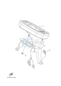 YFM450FWA YFM450DE GRIZZLY 450 IRS (1CUL 1CUM 1CUN) drawing METER