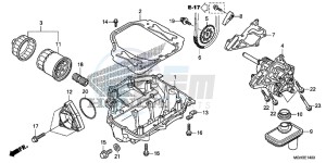 VFR1200XC drawing OIL PUMP (VFR1200X)