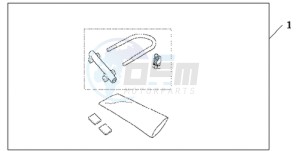 CBR600RRA BR - (BR) drawing U-LOCK