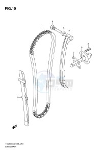 TU250X (E3) drawing CAM CHAIN